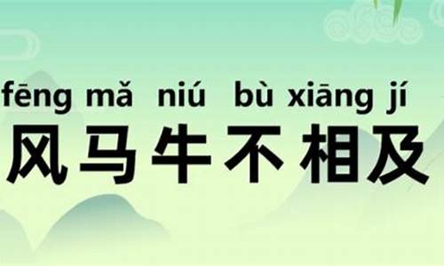 风马牛不相及什么意思_风马牛不相及什么意思解释